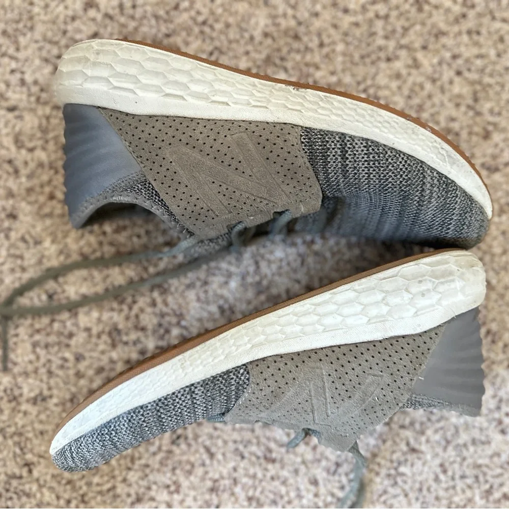 Men’s New Balance Fresh Foam Cruz v2 Knit Military Foliage Green Running Shoes - Picture 12 of 13